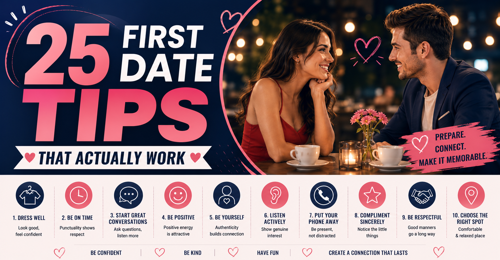 25 First Date Tips That Actually Work