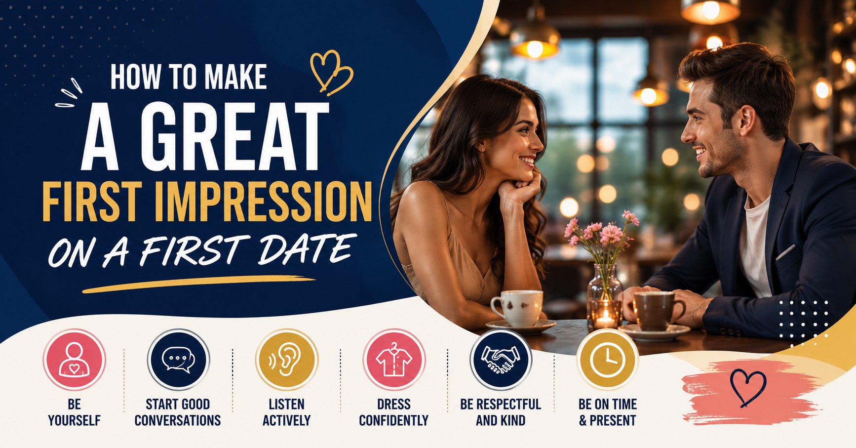 How to Make a Great First Impression on a First Date