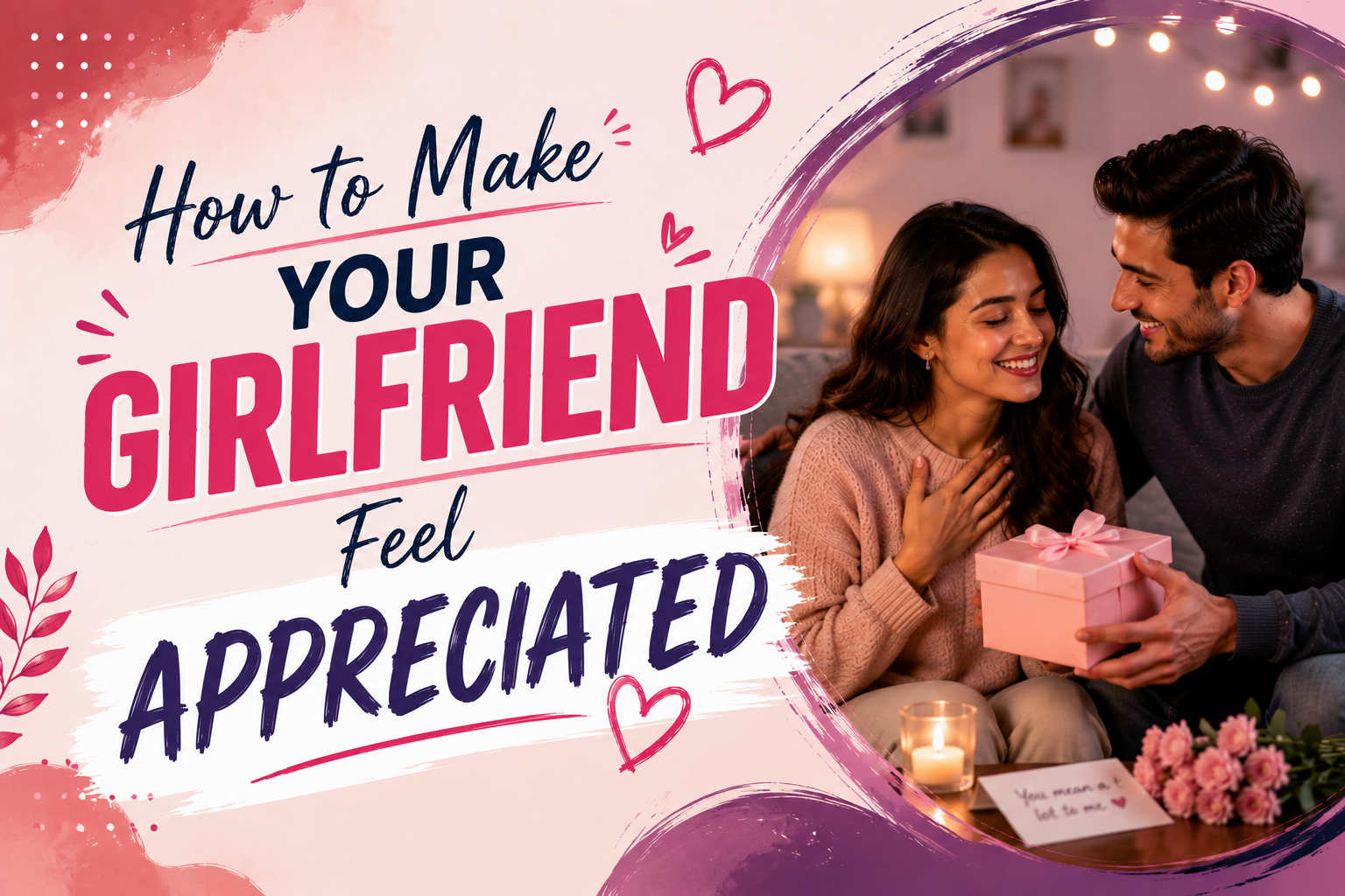 How to Make Your Girlfriend Feel Appreciated