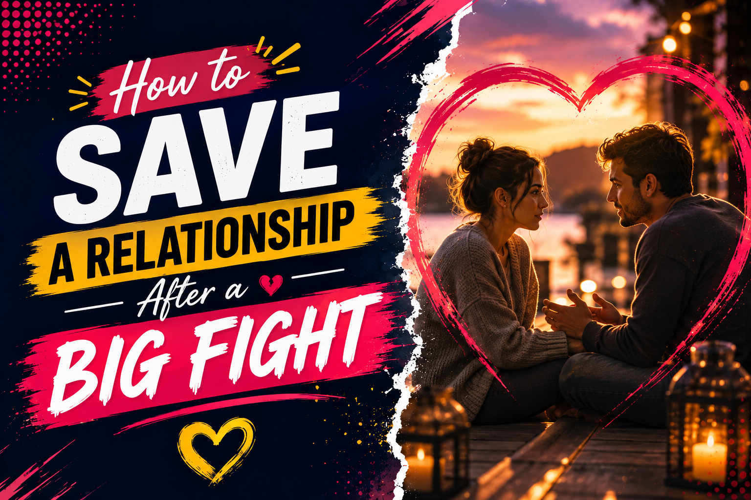 How to Save a Relationship After a Big Fight