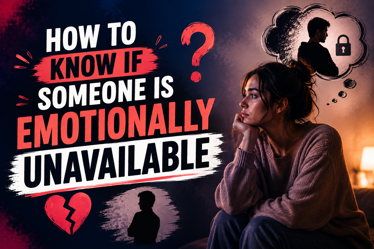 how to know if someone is emotionally unavailable