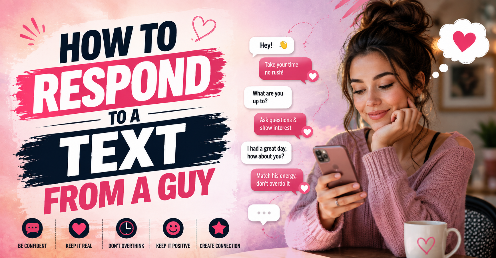 how to respond to a text from a guy