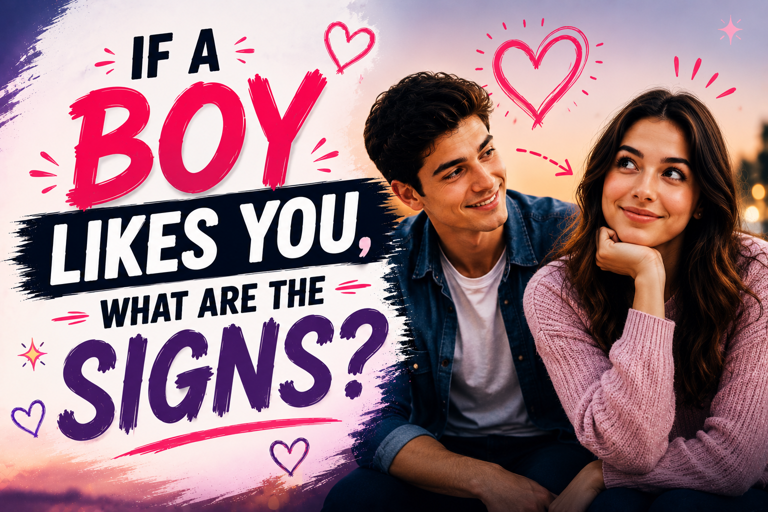if a boy likes you what are the signs